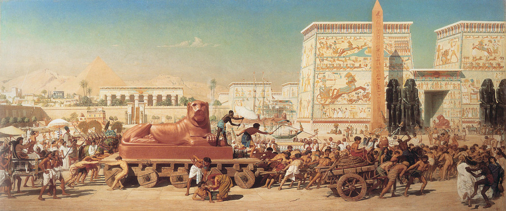 Israel in Egypt Edward Poynter, 1867. Guildhall Art Gallery, London.