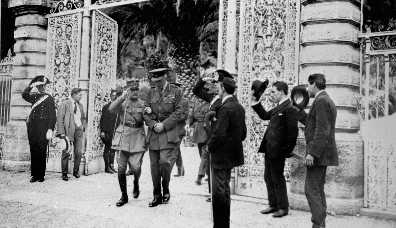 The San Remo Conference in 1920. Photo 12/Alamy Stock Photo.
