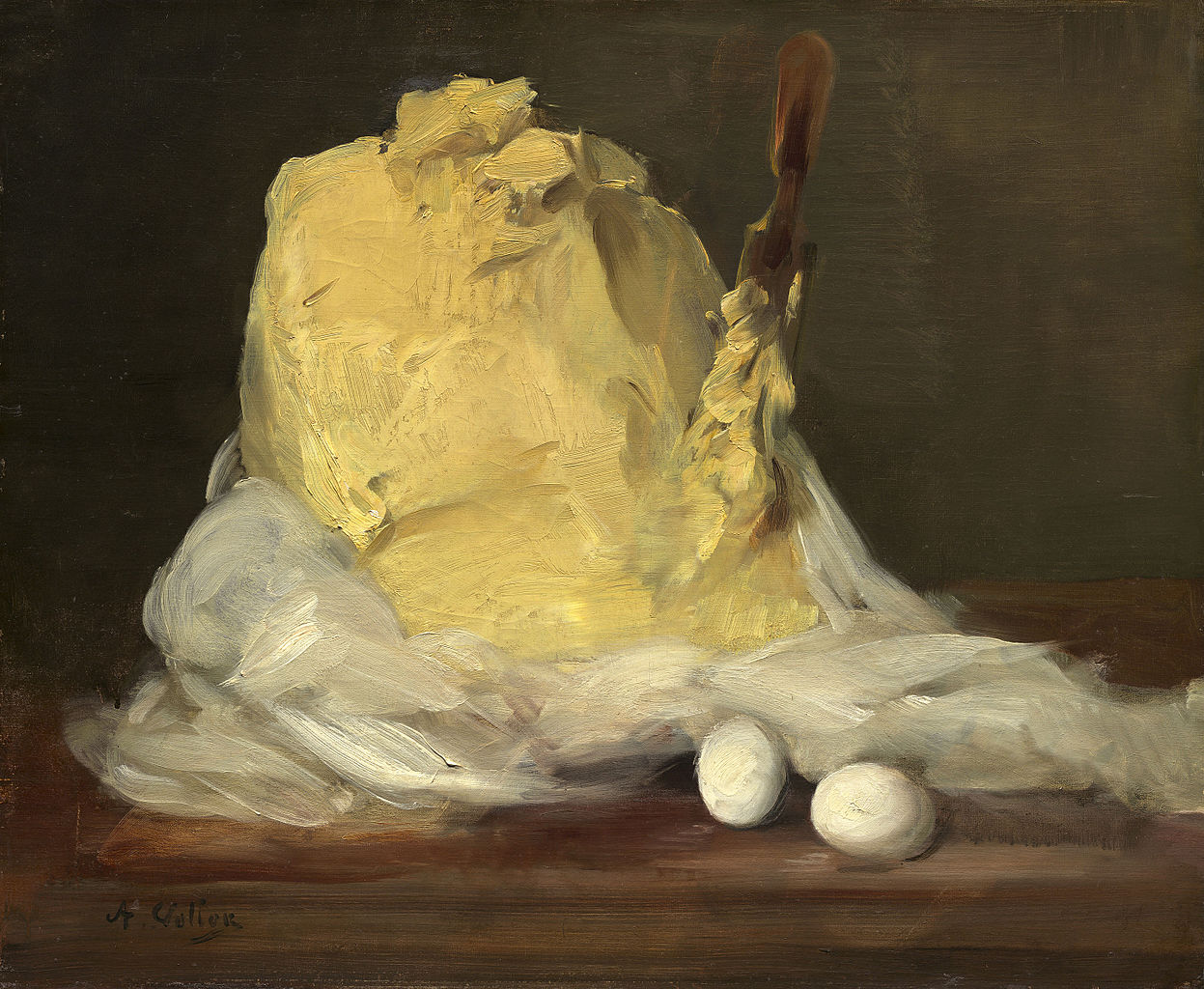 Mound of Butter by Antoine Vollon, 1870s. Wikipedia.
