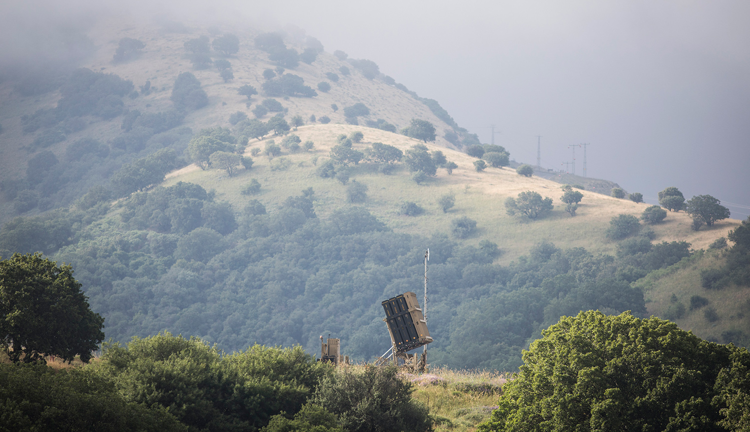 An Israeli Iron Dome rocket-defense system, built in partnership with the U.S., stationed in the Golan Heights. Ilia Yefimovich/picture alliance via Getty Images.
