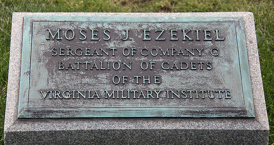 The tombstone of Moses Ezekiel. Wikipedia.
