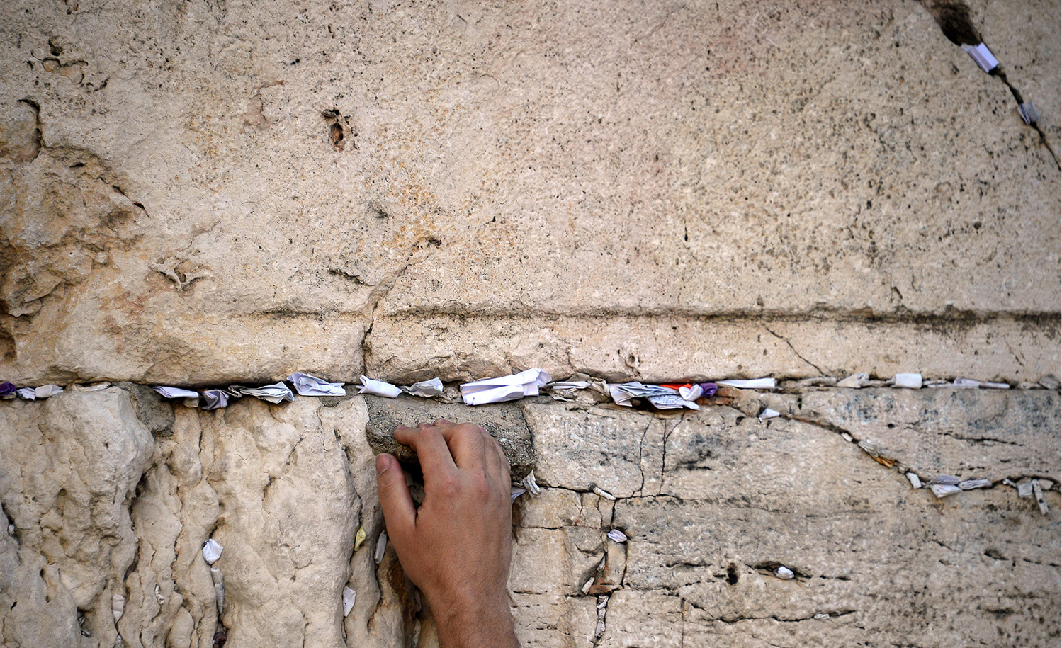 The Western Wall in April 2018. Sergey OrlovTASS via Getty Images.
