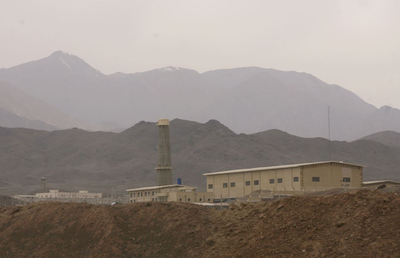 The Natanz nuclear enrichment facility on April 9, 2007. Photo by Majid Saeedi/Getty Images.
