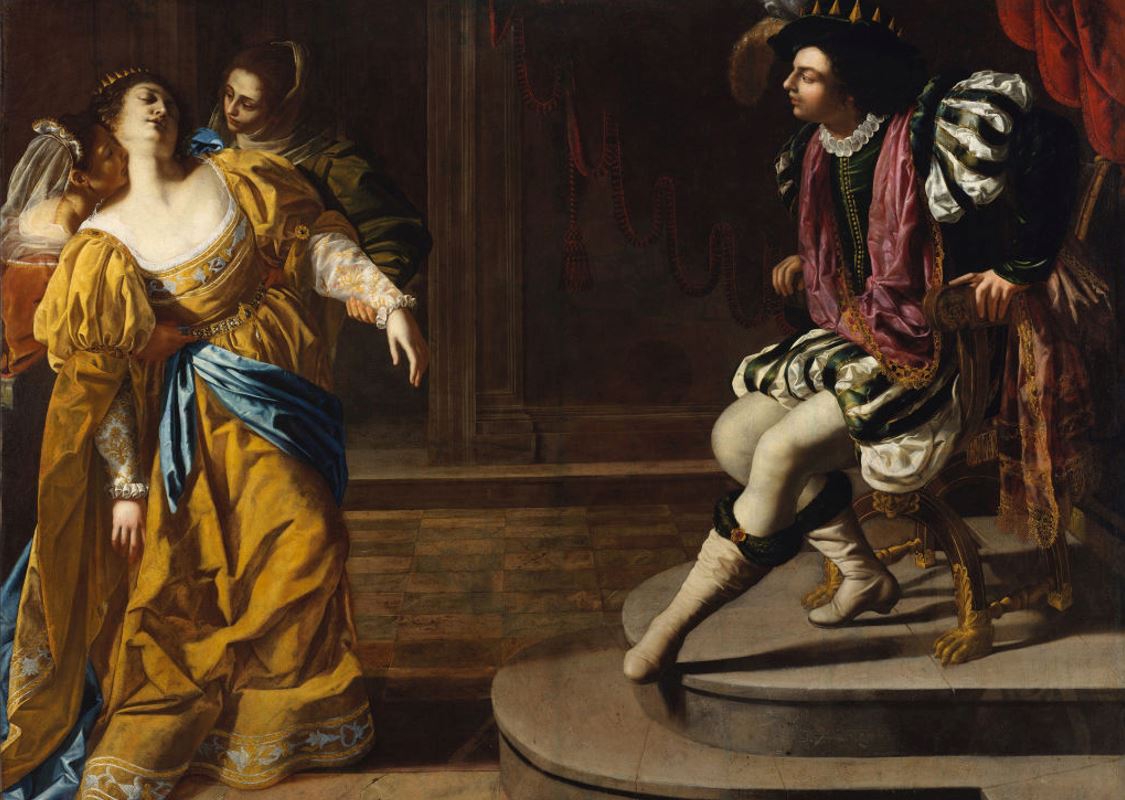 The 1628 painting &#8220;Esther before Ahasuerus&#8221; by the Italian artist Artemisia Gentileschi. Photo by Fine Art Images/Heritage Images via Getty Images.
