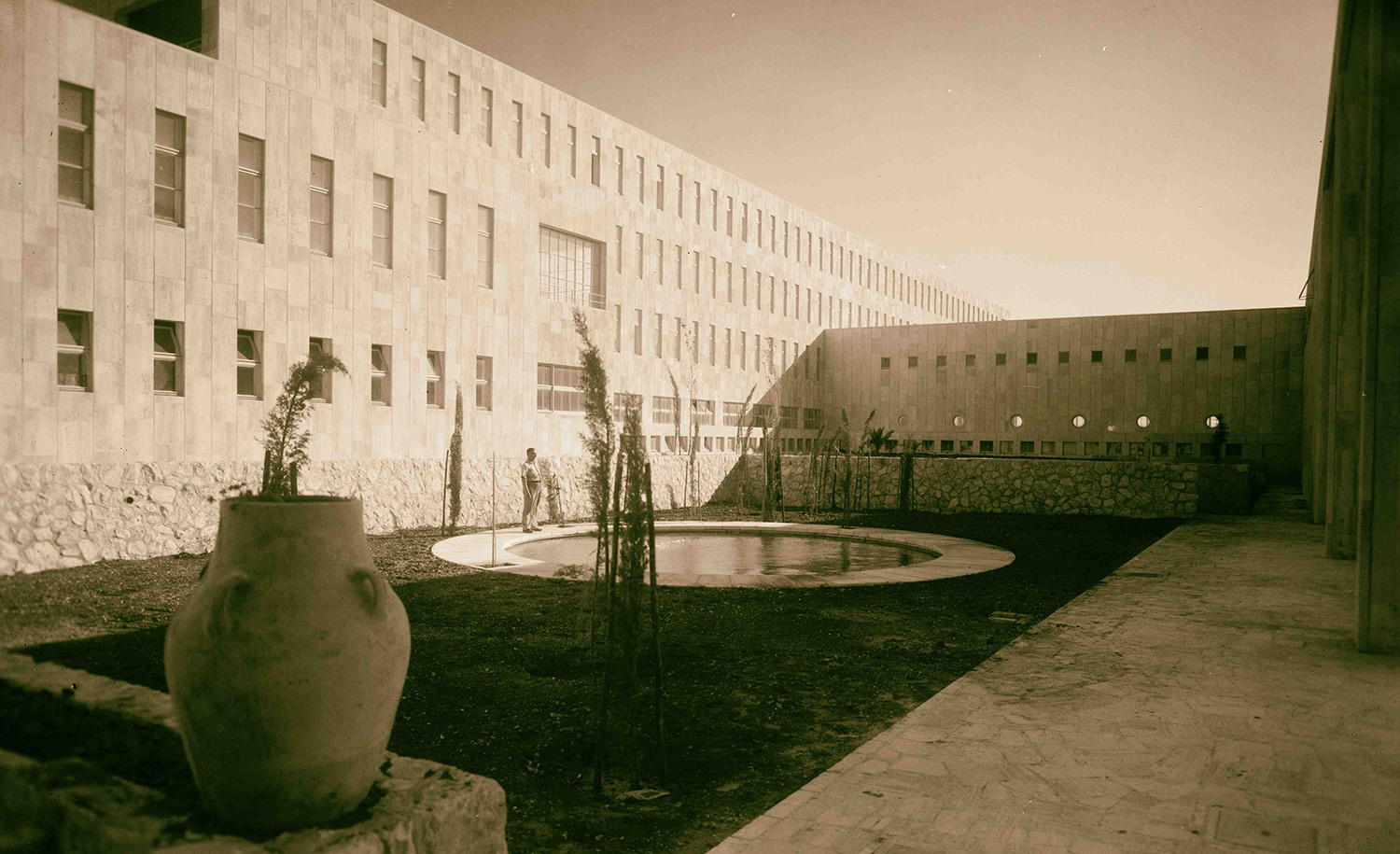The Hadassah University Medical Center in Jerusalem in 1934. Sepia Times/Universal Images Group via Getty Images.
