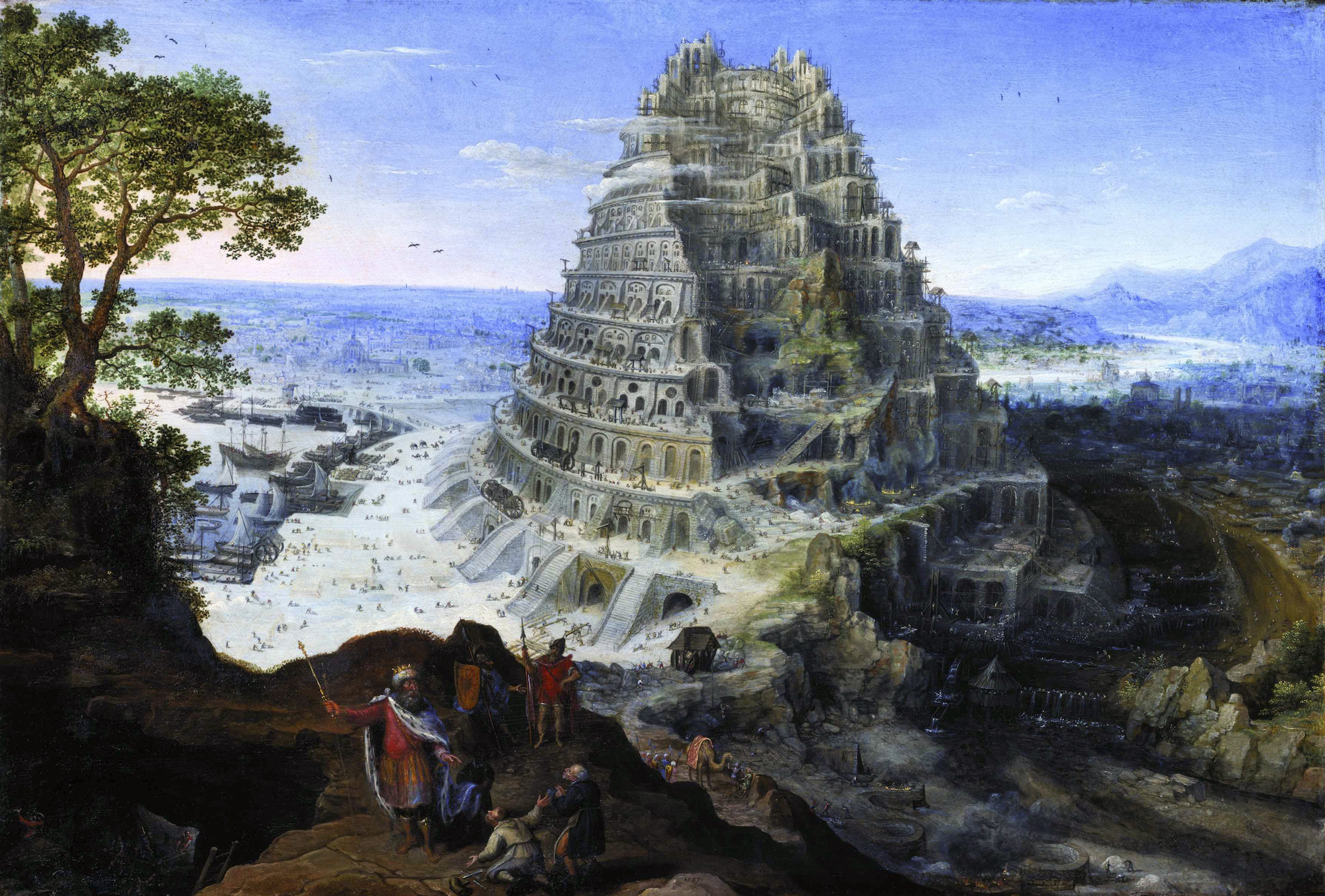 From The Tower of Babel by Lucas van Valckenborch, 1595. Wikimedia.
