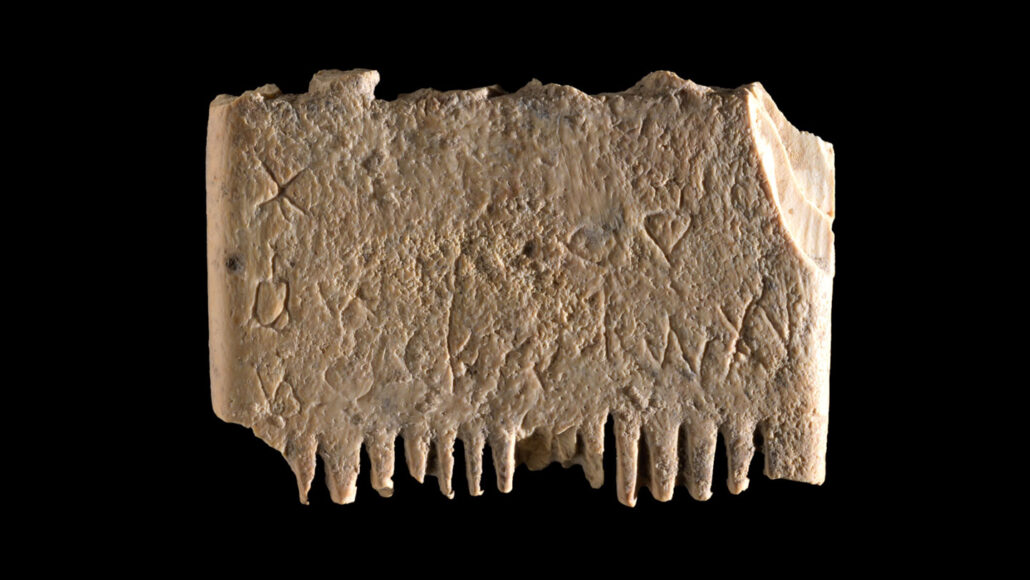 Is the Language Abraham Spoke Engraved on an Ancient Lice Comb?