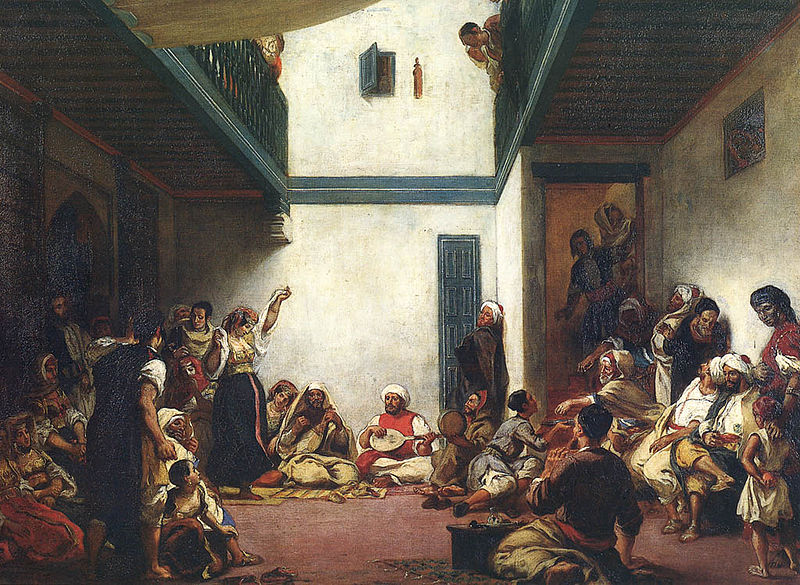 A Jewish wedding in Morocco by Eugène Delacroix. Courtesy Wikipaintings.